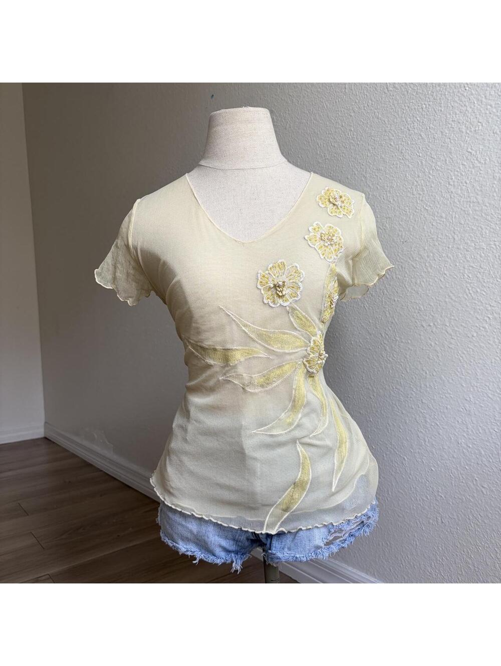 Y2K FAIRY CORE BEADED TOP